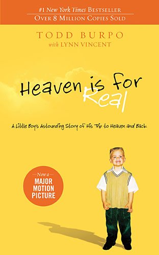 Book cover to 'Heaven is for Real'