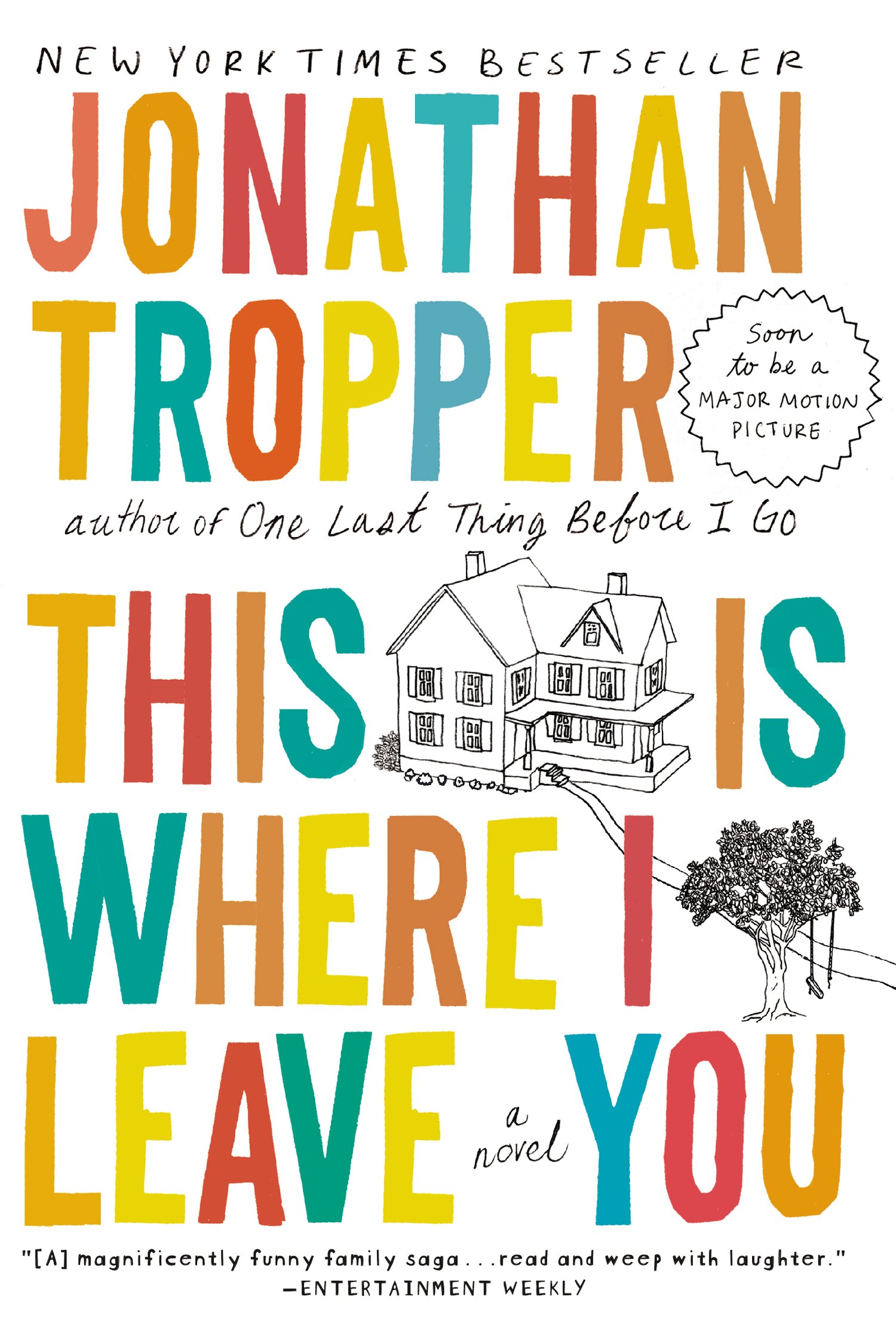 Book cover to 'This Is Where I Leave You'