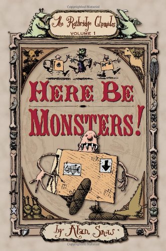 Book cover to 'Here Be Monsters!'